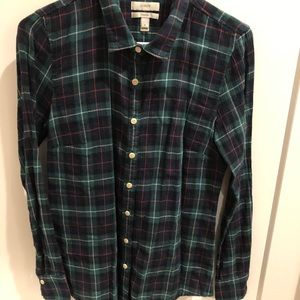 J. Crew button-down flannel